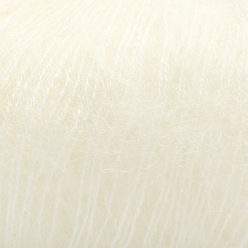 Пряжа "Мохер" - 50% кид мохер, 50% акрил - 25гр. / 190м (+/-5%) белый Астра Премиум