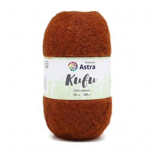 Пряжа "Киви" (Kiwi) - 100% нейлон - 100гр. / 200м  коричневый Астра Премиум