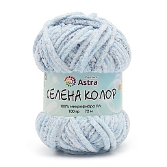 Пряжа Astra Premium 'Селена Колор' 100гр 72м (100% микрофибра) 04 голубой Астра Премиум
