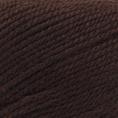 Пряжа "Шерсть яка" - 25% шерсть яка, 50% шерсть, 25% фибра - 100гр. / 120м (+/-5%) горький шоколад Астра Премиум