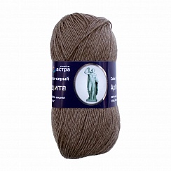 Пряжа "Афродита" - 50% шерсть, 50% акрил - 100гр. / 250м светло-серый Астра Премиум
