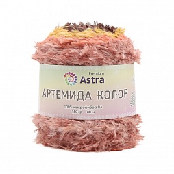Пряжа Astra Premium 'Артемида Колор' 150гр 80м (100% микрофибра ПЛ) Астра Премиум